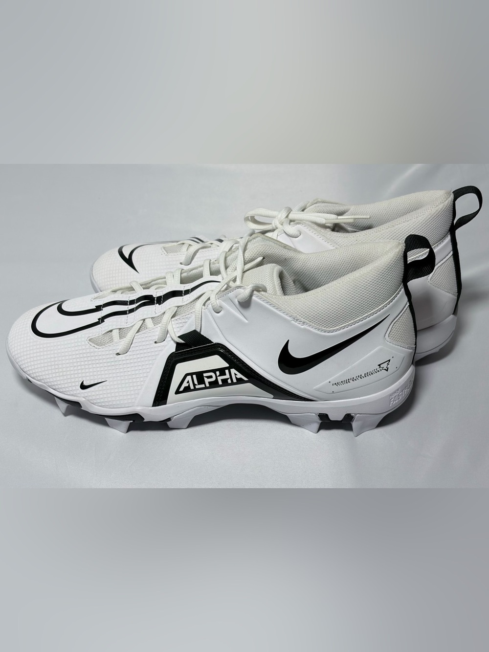 Nike Alpha Menace 3 Shark Football Cleats Men's 14 CV0582-100 Excellent
